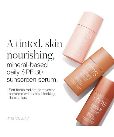 RMS Beauty SuperNatural Radiance Sunscreen SPF 30 - Tinted Mineral Sunscreen for Face | Medium Aura Skin Tint Makeup - Buy Online on GoSupps.com
