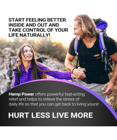 HEMP POWER Joint & Muscle Relief Cream | Hemp Menthol MSM Arnica for Back Joints Neck & Knee Support - 2 Fl Oz - Buy Online on GoSupps.com