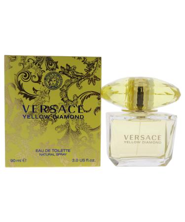 Versace Yellow Diamond Eau de Toilette Spray 3 Fluid Ounce 3 Fl Oz (Pack of 1)