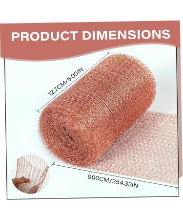 Copper Mesh 127mm*9m Copper Mesh for Slugs Rustproof Copper Wire for Slugs Wire Mesh Slug Repellent Roll Pet Friendly Plant Protector for Rodent Bat & Snail - Buy Online on GoSupps.com