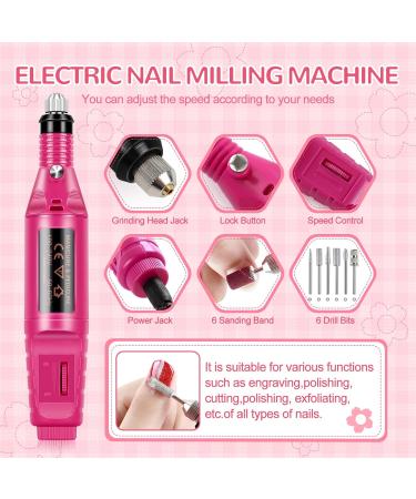 PEACECOLOR Gel Nail Kit with Electric Nail File - 18Pcs Gel Polish Set, 36W UV/LED Lamp, Professional Manicure Tools - KAP0029 - Buy Online on GoSupps.com