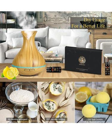 Aromatherapy Lemon Essential Oil Set for Diffuser 100% Pure Clove Essential Oil Fragrance Set for Humidifier 2x10ml 100% Pure Lemon Essential Oils Aromatherapy Clove Oils Set for Air Freshener - Buy Online on GoSupps.com