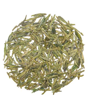 oriarmcha Long Jing Dragon Well Tea Leaves - Chinese Longjing Green Tea Loose Leaf - Yuqian 1st Grade 100g Ziplock Resealable Bag Long Jing Tea 100g (Pack of 1)