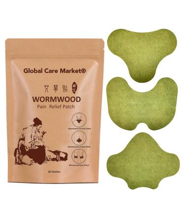 Joints Pain Relief Heat Patch 36 Pads Self-Heating Meridian Moxibustion Stickers to Relieve Joint Swelling and Muscle Soreness on Knee Neck and Lumbar