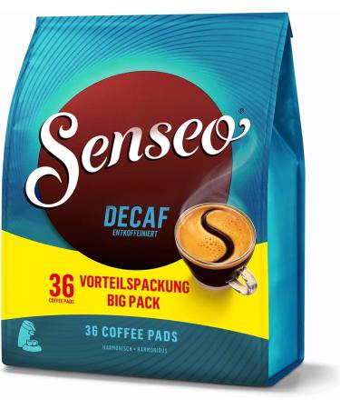 Senseo coffee Pads decaffeinated Decaf Kingdom Aroma intensive & balanced for Kaffepadmaschinen 108 Coffee Pads - Buy Online on GoSupps.com