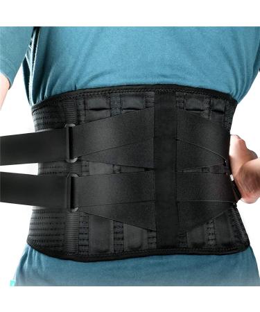 Orangehome Lower Back Support Belt Back Support Belt for Men and Women - Back Brace for Intant Pain Relief from Sciatica Hernated Disc Scoliosi M Size (waist:29.5"-37.4")