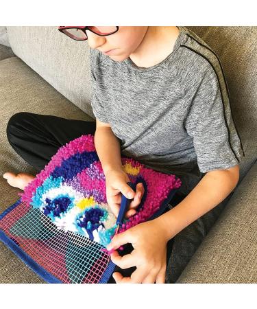 LatchKits Mini-Rug Sewing Kit - Owl Classic Latch Hook Craft Kit - Buy Online on GoSupps.com