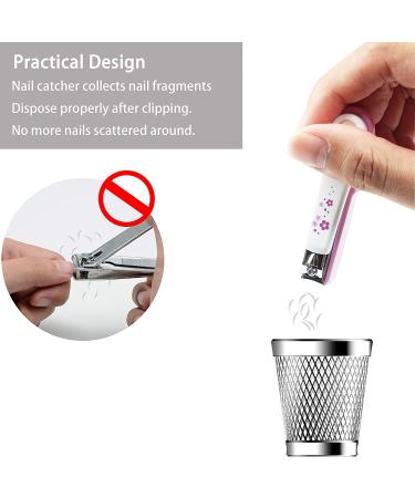 PAFASON Baby Safety Nail Clipper with Nail Catcher and Glass Nail File - Ideal Shower Gift for Young Children - Light Purple - Buy Online on GoSupps.com