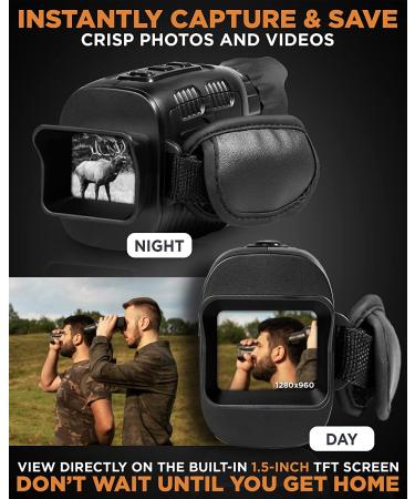 Creative XP 2021 Digital Night Vision Monocular - Capture Photos & Videos in 100% Darkness - IR Spy Gear for Hunting & Surveillance - Card Reader Included - Buy Online on GoSupps.com