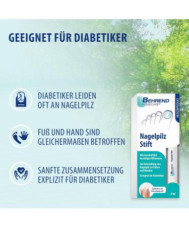 Behrend HomeCare Nail Fungus Pen - Fast Treatment for Fungal Infections on Fingers & Toes - Medical Device with Proven Results - Buy Online on GoSupps.com