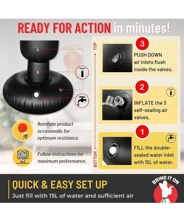 JAXBOX Inflatable Kids Punching Bag - 64 Freestanding Boxing Bag for Kids - Ideal for Karate, Kickboxing, Taekwondo - Gift for Boys & Girls - Buy Online on GoSupps.com