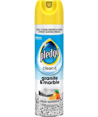 Buy Pledge Granite & Marble Cleaner Spray - Citrus Sunshine 9.7 oz | Best International Shipping - Buy Online on GoSupps.com