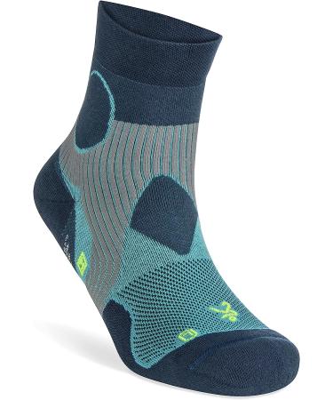 Compression Fit Athletic Running Socks (1 Pair) - Large Blue/Legion Blue - Buy Online on GoSupps.com