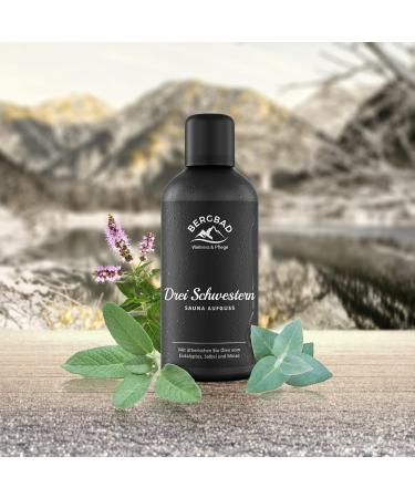 Bergbad Organic Sauna Infusion 100ml - Eucalyptus Sage & Mint Essential Oils | Three Sisters Natural Sauna Products - Buy Online on GoSupps.com