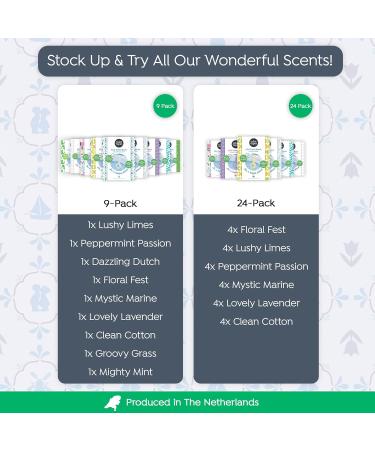 Eco-Friendly Toilet Tapes Assortment Box - 160+ Rinsing 90% Less Plastic Inconspicuous Hanging Scent - 55 Pack - Buy Online on GoSupps.com