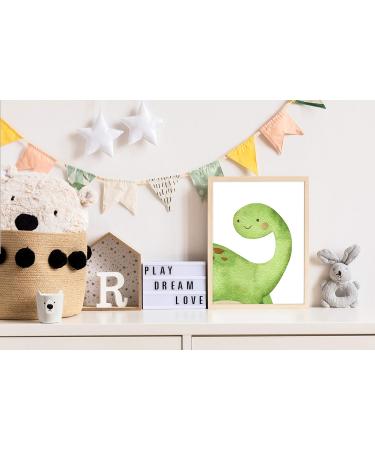 Panda Whale Dino Pictures - Cute Baby Dinosaur 5-Piece Poster Set for Boys' Rooms | Children's Wall Decor DIN A4 - Buy Online on GoSupps.com