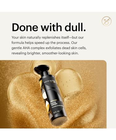 MANSCAPED Skin Ultra Face Wash - Men's Exfoliating Facial Cleanser Enriched with Ceramides for Hydrated Soft Smooth & Brighter Skin AHA Complex for Exfoliation Non-Irritating Formula 6 fl oz 6 Fl Oz (Pack of 1) - Buy Online on GoSupps.com