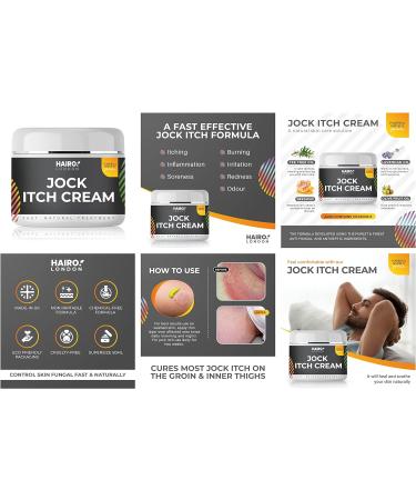 Skin Hero Jock Itch Treatment Cream for Men & Women - Antifungal Formula - 50ml - Buy Online on GoSupps.com