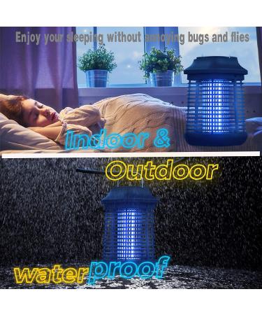 2-in-1 Bug Zapper: High-Powered Waterproof Mosquito Killer - 4200V Electronic Lamp for Home & Garden - Buy Online on GoSupps.com