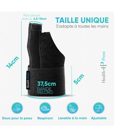 Health Press Thumb Splint Breathable Thumb Brace Universal Right/Left Thumb Protection Thumb Bandage - Buy Online on GoSupps.com