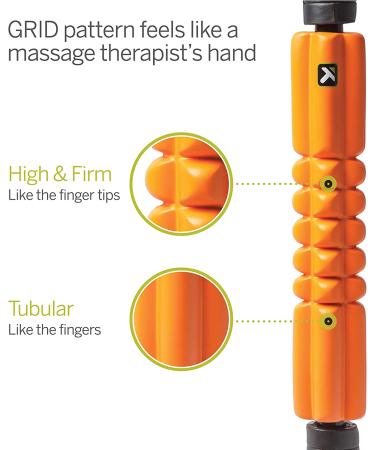 STK Handheld Massage Stick GRID Regular Firm 21-Inch - Deep Tissue Muscle Relief - Buy Online on GoSupps.com