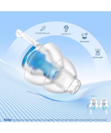 Kids Earplugs (6-12 yrs) - 25dB Hearing Protection for Flying Concerts & Sleep - Noise Sensitivity Ear Plugs for Small Ear Canals - Buy Online on GoSupps.com
