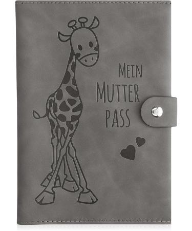 Buy KWMobile Synthetic Leather Mother s Passport Cover - Giraffe Gray Case for German Mother Pass with Extra Subjects - Stylish & Durable Protection - Buy Online on GoSupps.com