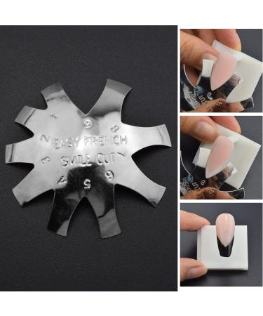 Rainbow French Smile Line Cutter - Professional V Shaped Manicure Tool HJ-NAT197-FS09 - Buy Online on GoSupps.com