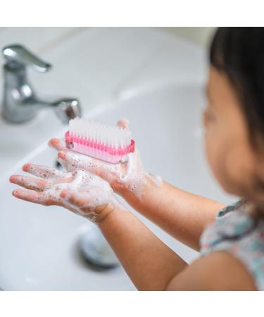 Buy Relaxdays Nail Brush Set of 8 - Double-Sided Hand Brushes with Hard Bristles - Transparent - International Shipping Available - Buy Online on GoSupps.com