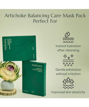 Unisex Skin Treatment Mask - Hydrating Artichoke Balancing Care Pack for Global Shipping | Best Skin Care Solutions - Buy Online on GoSupps.com