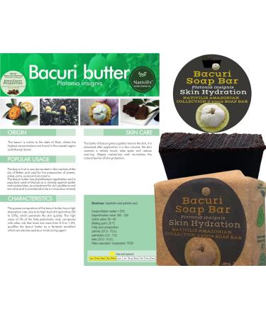 Nativilis Amazonian Collection 3-piece Soap Bar 300 grams ANDIROBA BACURI BRAZIL NUT Natural Vegan Emollient Face Skin Body Soap Moisturises No Chemicals Additives Colours or Lauryl Copaiba Properties - Buy Online on GoSupps.com