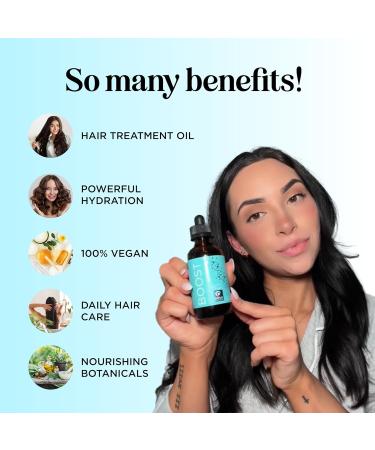Rosemary Hair Oil for Dry Damaged Hair - Vegan Rosemary and Castor Oil Hair Oil for Dry Hair & Scalp with Thickening Botanical Oils & Extracts for Women and Men with Frizzy Thin or Weak Hair (118mL) - Buy Online on GoSupps.com