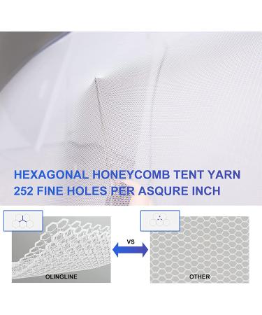 Pop Up Mosquito Net for Full to King Size Bed - Foldable, Portable, Large 72 x 78 x 59 inch - Ideal for Baby and Adults - Buy Online on GoSupps.com