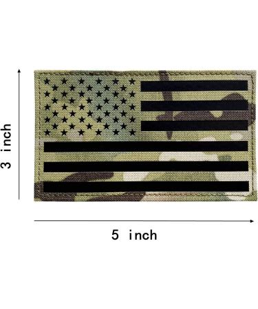 Infrared IR USA Flag Patch 5x3 inch Tactical Vest Patch - Multicam Design - Buy Online on GoSupps.com