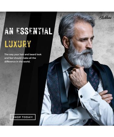 Buy Slickhare Magic Beard Elixir - 100% Natural Organic Beard Oil for Men | Perfect Gifts for Him Dad Boyfriend Husband - Made in USA (1 Fl Oz - Buy Online on GoSupps.com