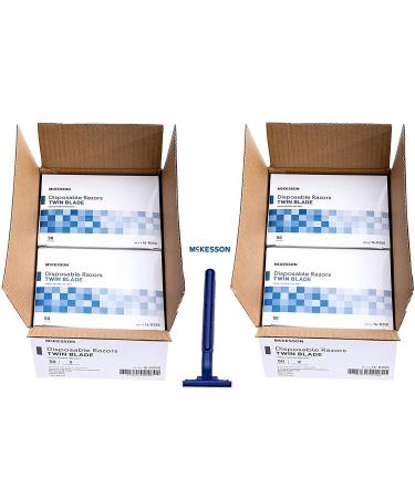 200 Disposable Twin Blade Razors - Deluxe Value Pack at Affordable Prices - Buy Online on GoSupps.com