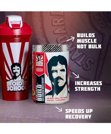 Old School Vintage Build â Naturally Flavored BCAA  Creatine  Glutamine  Post-Workout  Lean Muscle Building Recovery Powder  Electrolytes  Juicy Watermelon  100% Vegan No Artificial Sweeteners Juicy Watermelon 30 Servings â¦ - Buy Online on GoSupps.com