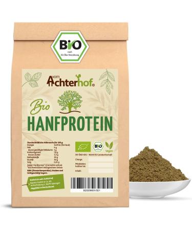Organic hemp protein | 250g | Vegetable protein powder with 50% protein content | Organic hemp flour directly from the Achterhof
