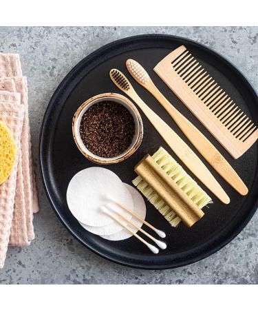 YEEPSYS Bamboo Fingernail Scrub Brush - Dual-sided Hand Tool for Nail Cleaning and Grooming - Buy Online on GoSupps.com