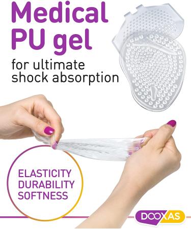 DOOXAS Ball of Foot and Heel Cushions - High Heel Shoe Pads for Women - Adhesive Comfort Insoles (4IN1 Set) - Buy Online on GoSupps.com