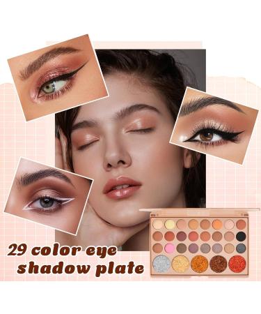 Kaslaider Eyeshadow Palette 29 Colors Highly Pigmented Eye Makeup Palettes Glitter Matte Eyeshadow Makeup Palette Eye Makeup Palettes Makeup Box for Women and Girls C - Buy Online on GoSupps.com
