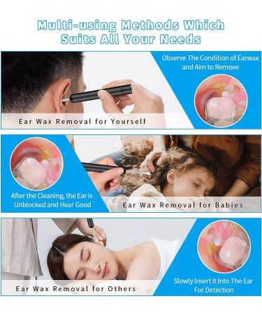 Wireless Ear Wax Removal Tool Camera | 1080P HD | 8 Pcs Set | Compatible with iPhone, iPad & Android - Buy Online on GoSupps.com