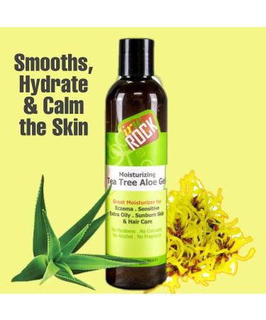 Buy Moisturizing Tea Tree Aloe Gel 8oz - Hydrating Skin Care for All Skin Types | Fast International Shipping - Buy Online on GoSupps.com