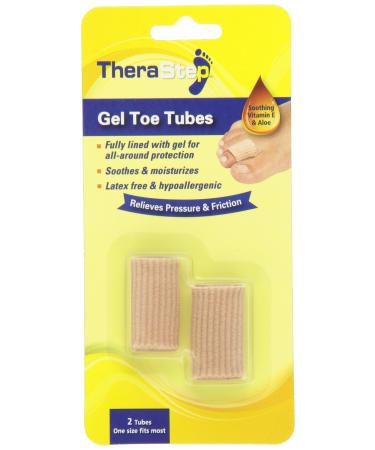 Therasteps Gel Toe Tubes 2 Count