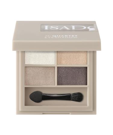Isadora IsaDora 09 Pearls Allure Eye Shadow Palette for Flawless Eye Makeup - Vegan - Stunning Makeup Kit with Four Eyeshadows Each