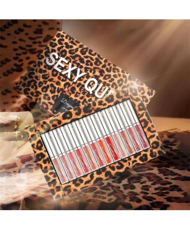 12 Colors Matte Ink Lipstick Set - Moisturizing Multi-Color Durable Matte Lipstick for Ultimate Lip Care - Buy Online on GoSupps.com