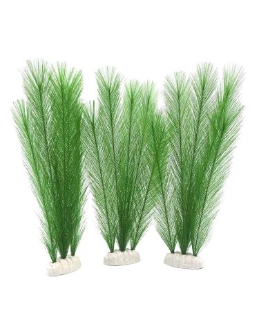 Begondi's aquarium decorations aquarium artificial green aquatic plants made of silk fabrics and plastic safe for all fish and pets set (30cm) - Buy Online on GoSupps.com