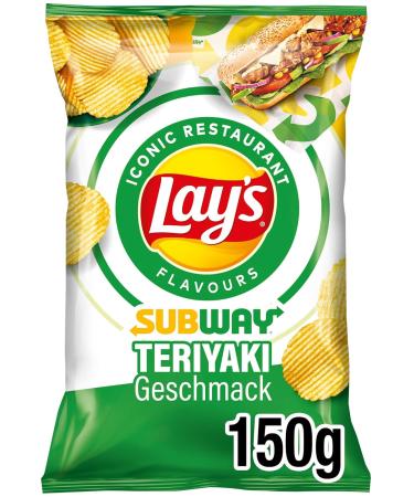 Buy Lay's Subway Chicken Teriyaki Crispy Potato Chips (9 x 150g) - Perfect for Parties Ships Internationally! - Buy Online on GoSupps.com