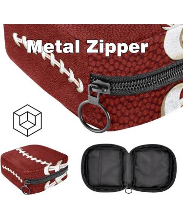 Portable Storage Bags for Women's Bandages & Menstrual Products - Rugby Ball Texture Ideal for School & Office - Buy Online on GoSupps.com