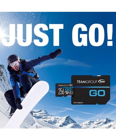 TEAMGROUP GO Card 128GB Micro SDXC UHS-I U3 V30 - High Speed Flash Memory Card for GoPro, Drone, Action Cameras - Nintendo-Switch Compatible - Ideal for Sports & 4K Shooting - Buy Online on GoSupps.com